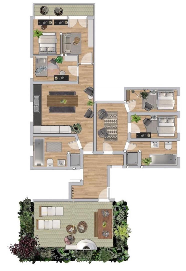 Apartment Flatista Homes - Penthouse With Rooftop Gym *